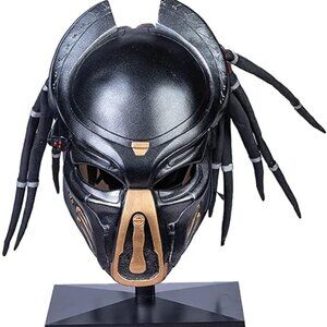 Predator Movie Game Halloween Costume Dreads Dreadlocks Headpiece Helmet Mask